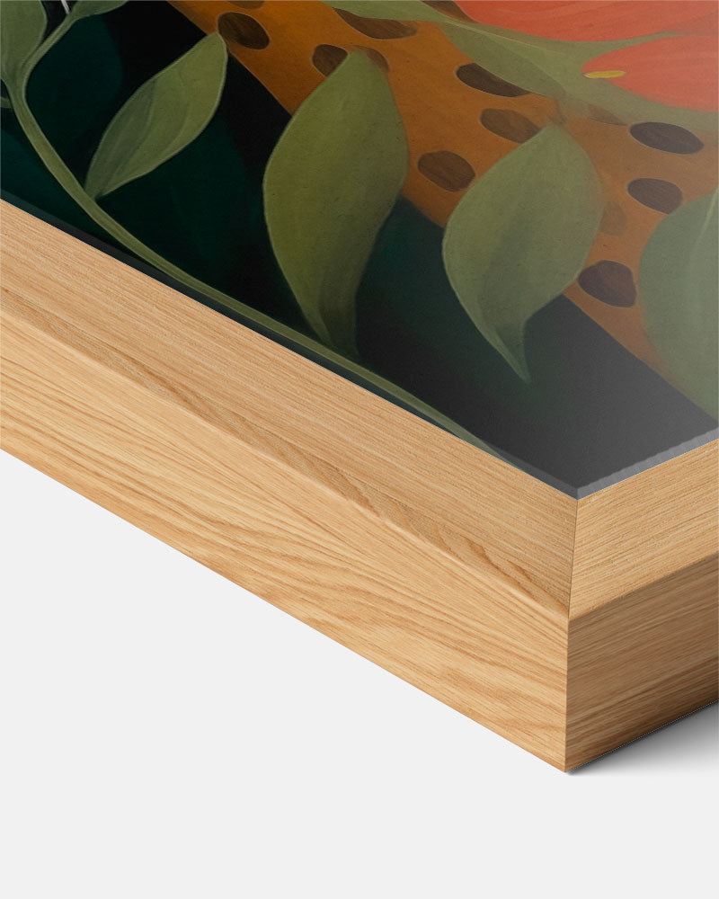 Jungle Chic Luipaard Poster-WallArtistic