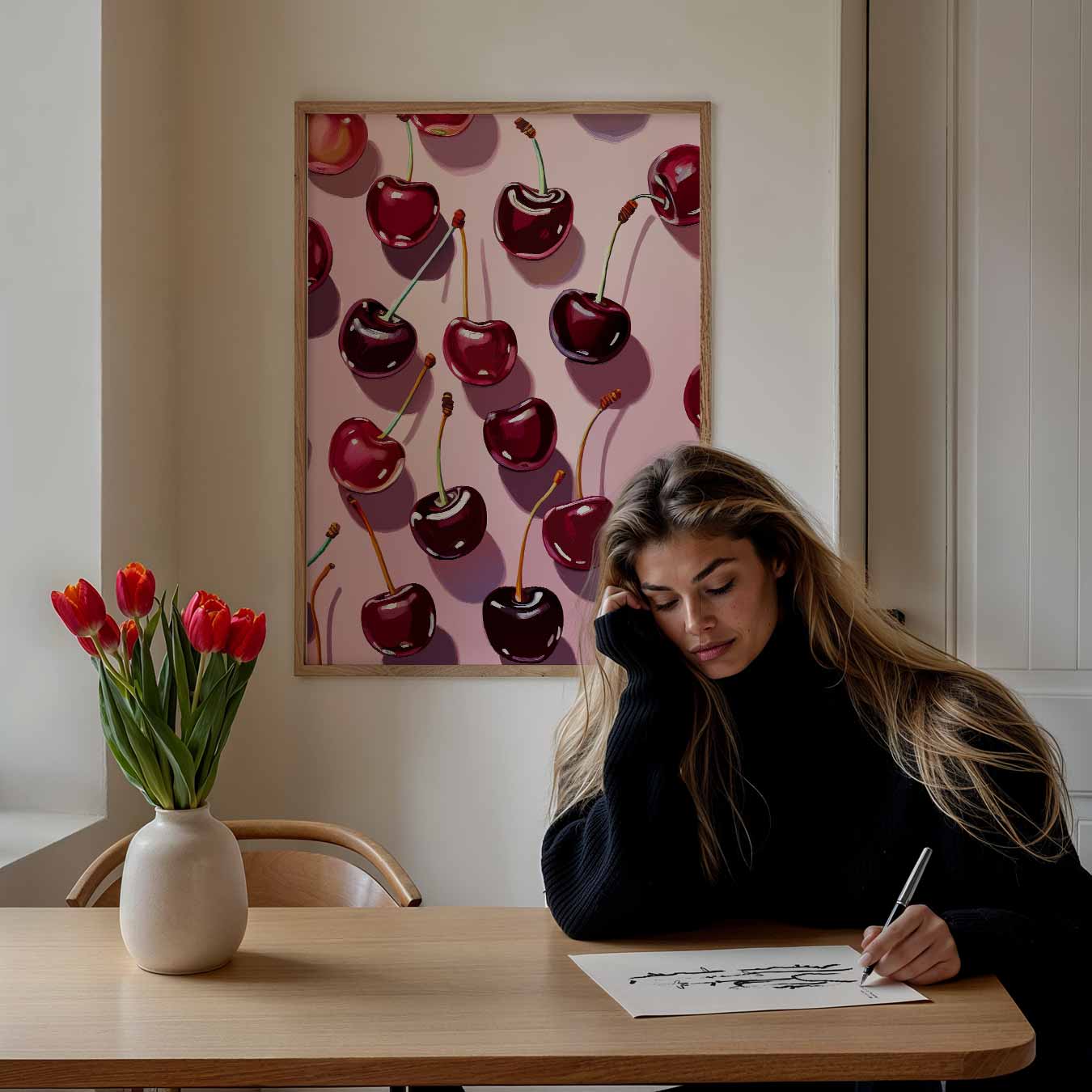 Kersenparadijs Poster-WallArtistic