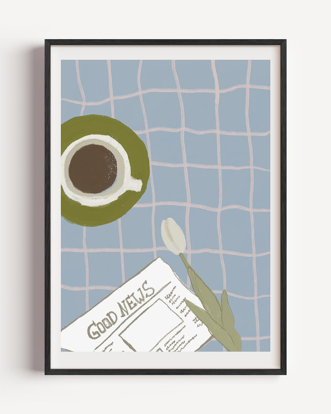 Ontspannen Ochtend Bliss Poster-WallArtistic