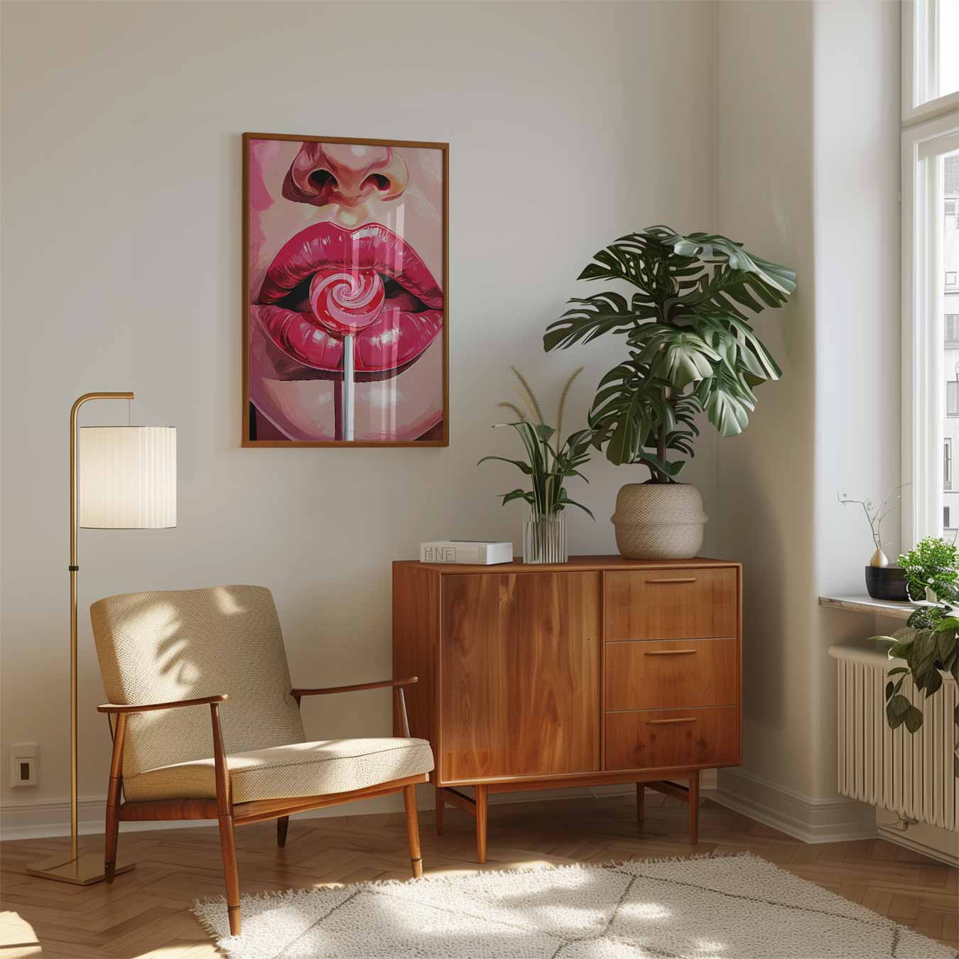 Verleidelijke Lippen Poster
