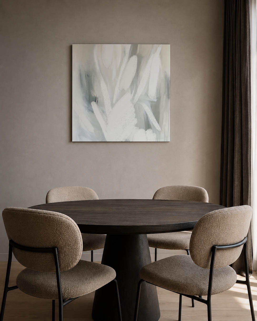 Zachte borstelstreken Kunstwerk