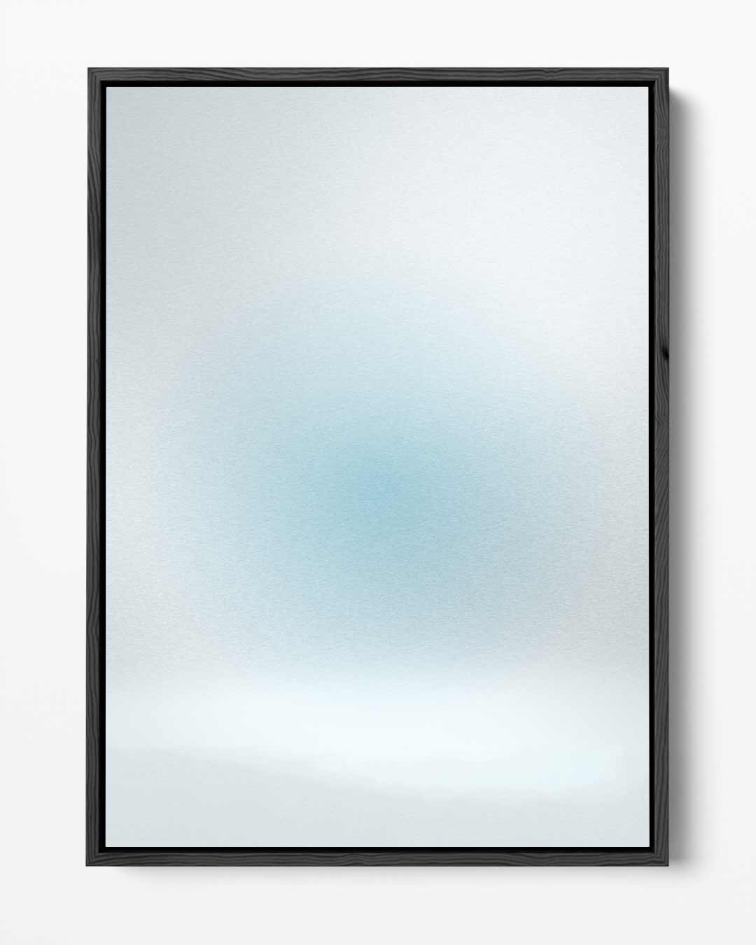 Zachte Blauwe Gloed Kunstwerk-canvas-dibond-plexiglas-wanddecoratie-WallArtistic