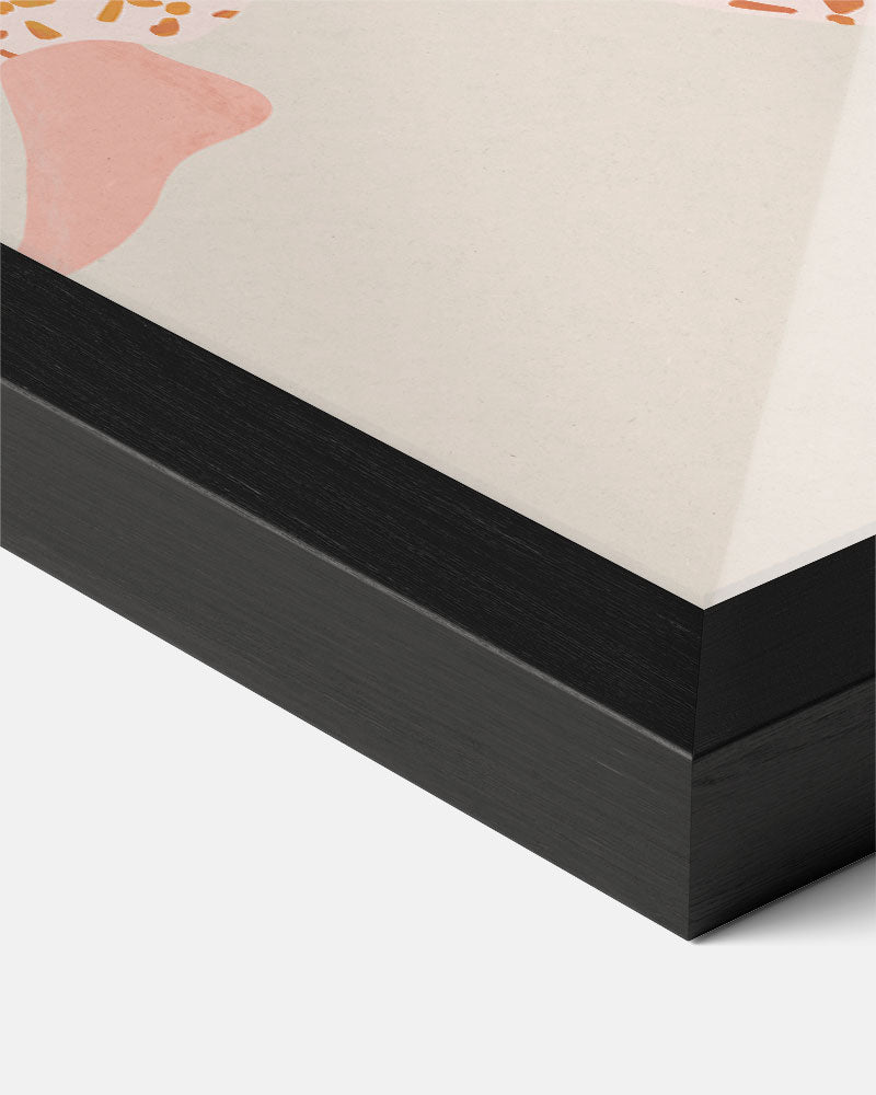 Dansende Vrouw in Abstracte Stijl Poster-WallArtistic