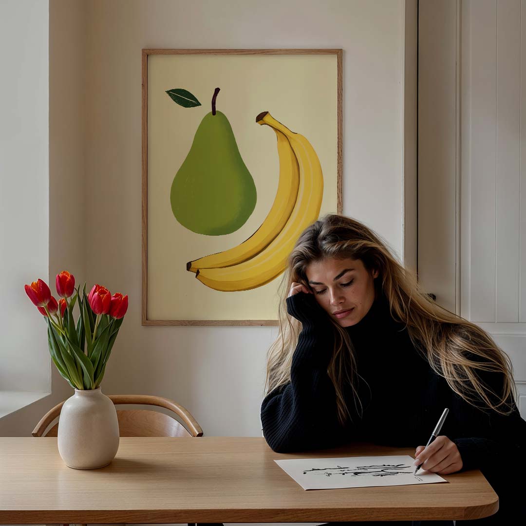 Fruitige Gezelligheid Poster-WallArtistic