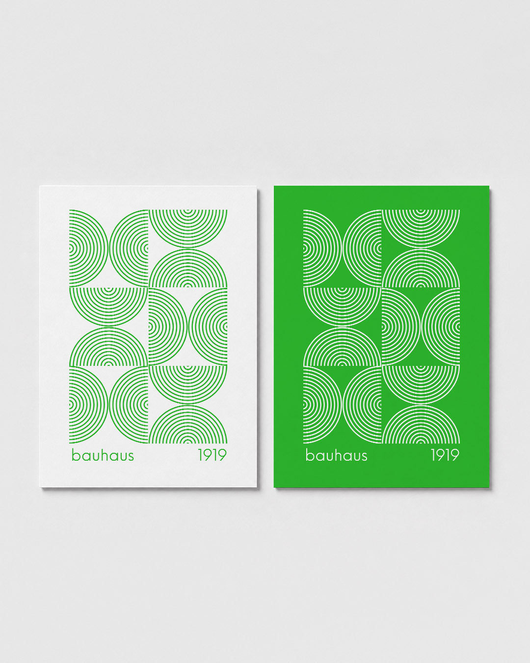 Cirkelritme en lijnen Posterset
