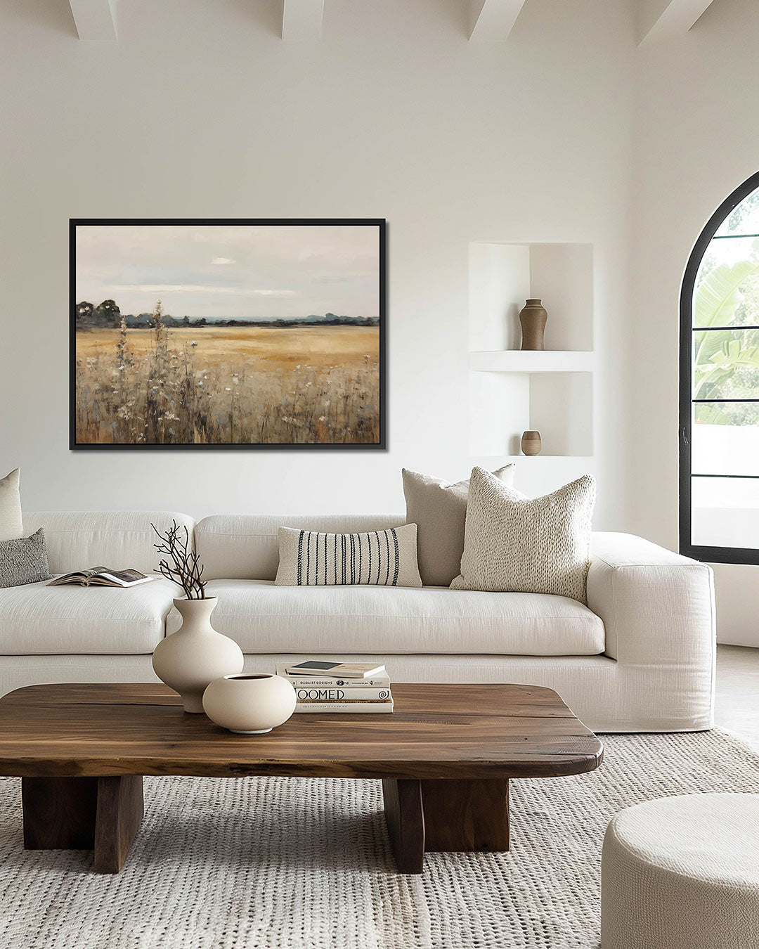 Rustig landschap Kunstwerk