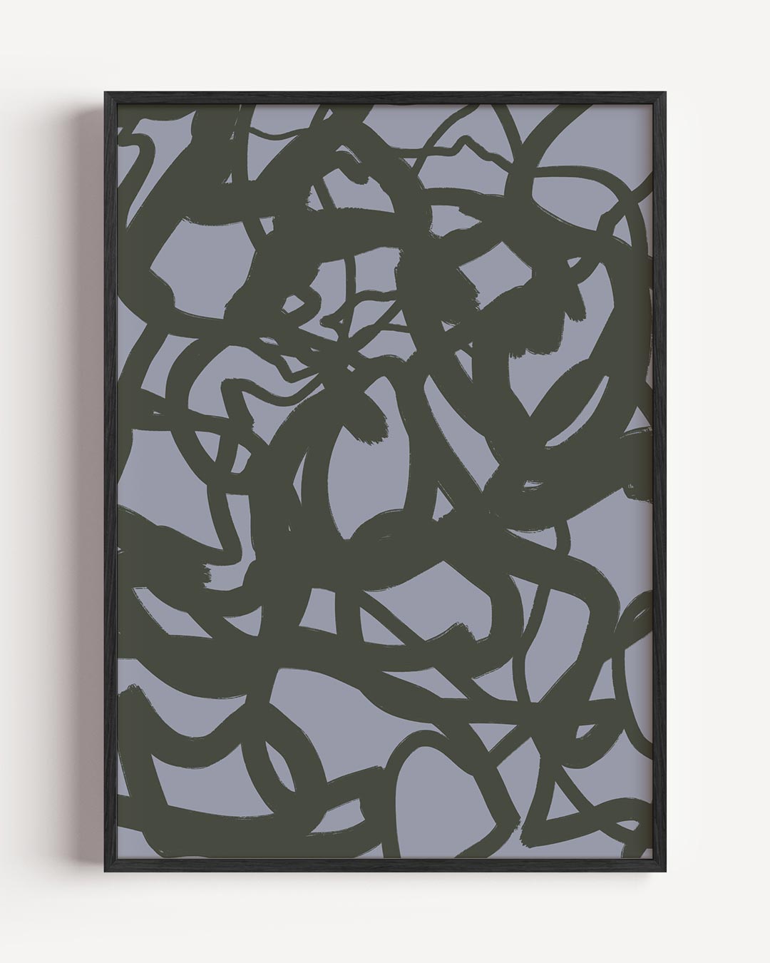 Abstracte Speelse Krabbels Poster-WallArtistic