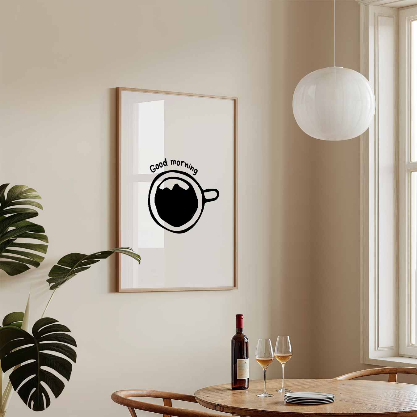 Goedemorgen Koffieposter-WallArtistic