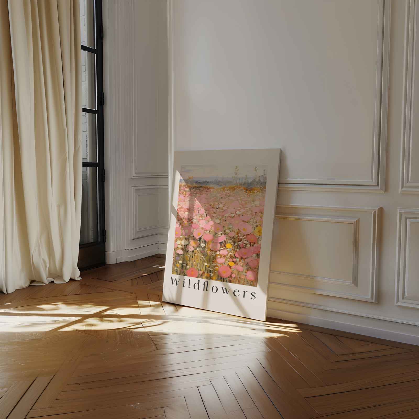 Velden vol Wilde Bloemen Kunstwerk-canvas-dibond-plexiglas-wanddecoratie-WallArtistic