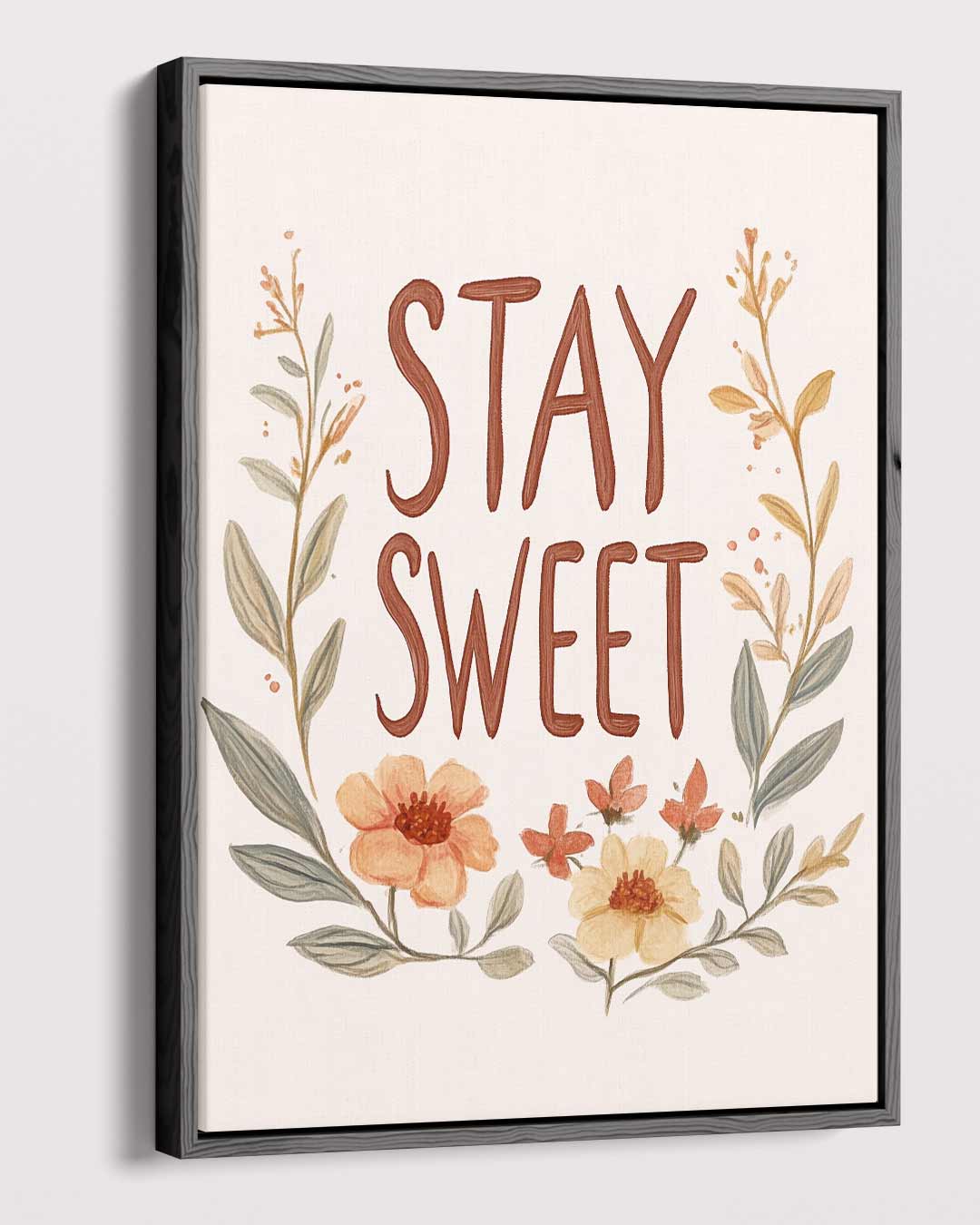 Stay Sweet Bloemenkunst Kunstwerk-canvas-dibond-plexiglas-wanddecoratie-WallArtistic