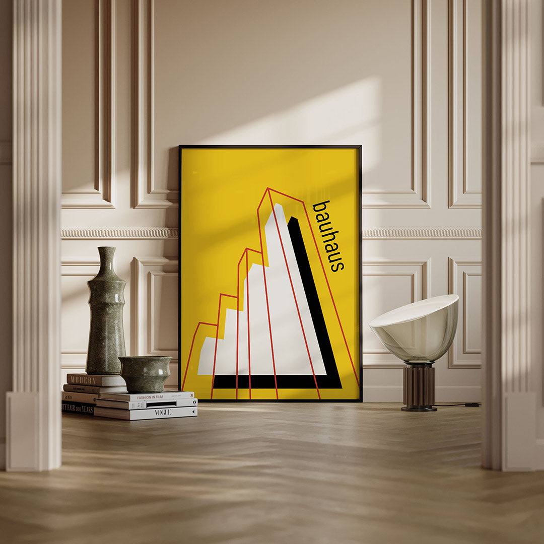 Lijnen en kleurvlakken Poster