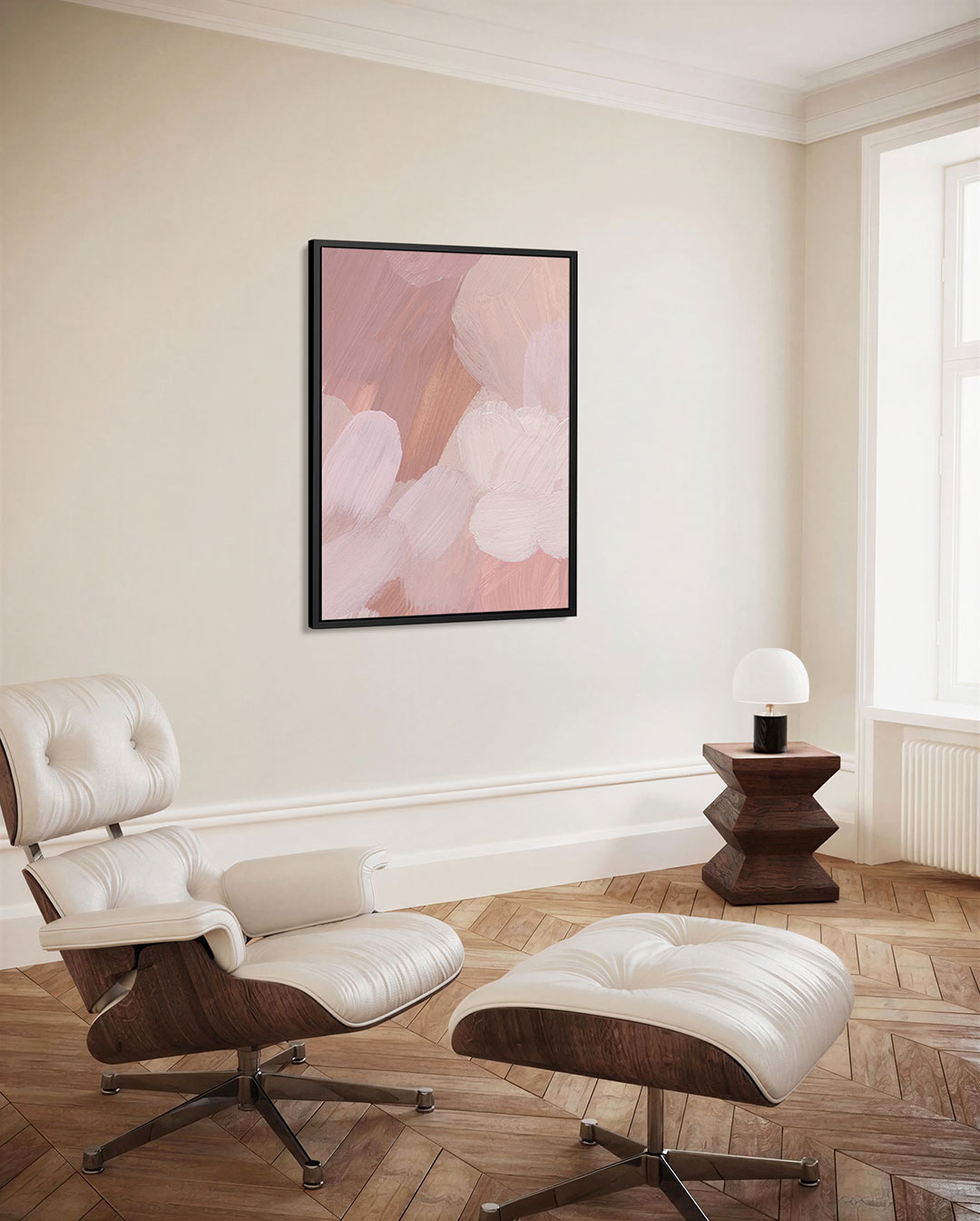 Zachte borstelstreken Kunstwerk