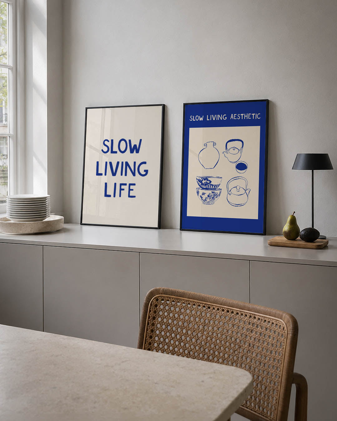 Typografie en rust Posterset