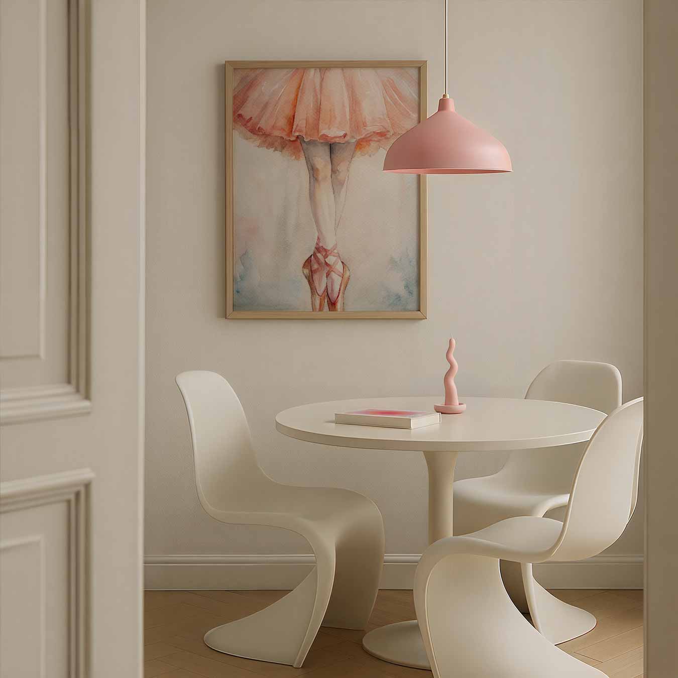 Elegante Ballerina Poster