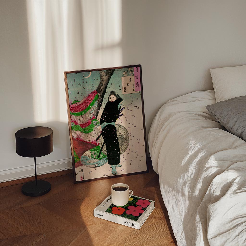 Japanse Romantiek in Bloesem Poster-WallArtistic