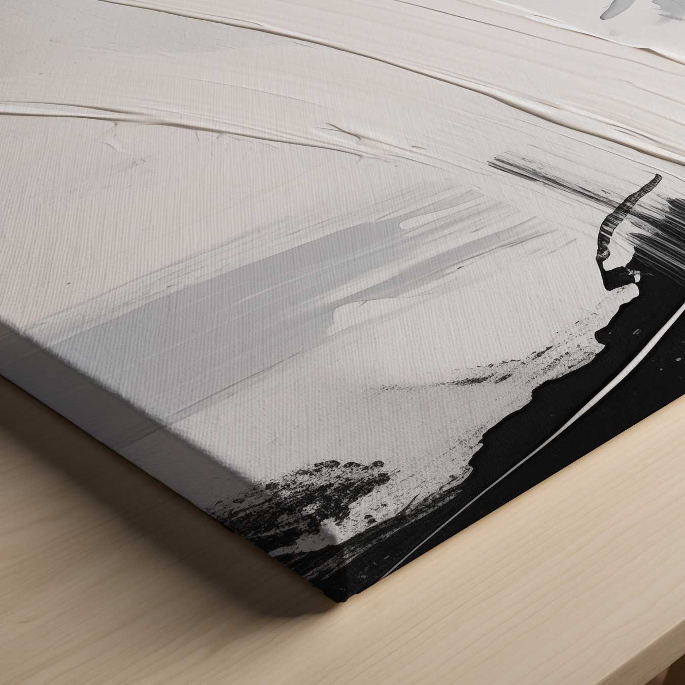 "Abstracte Minimalistische Expressie" Kunstwerk-canvas-dibond-plexiglas-wanddecoratie-WallArtistic
