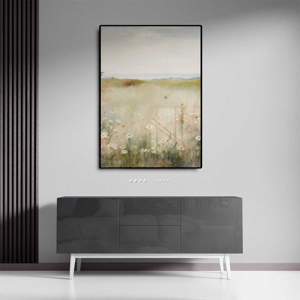 Zomerweelde in Bloei Kunstwerk-canvas-dibond-plexiglas-wanddecoratie-WallArtistic