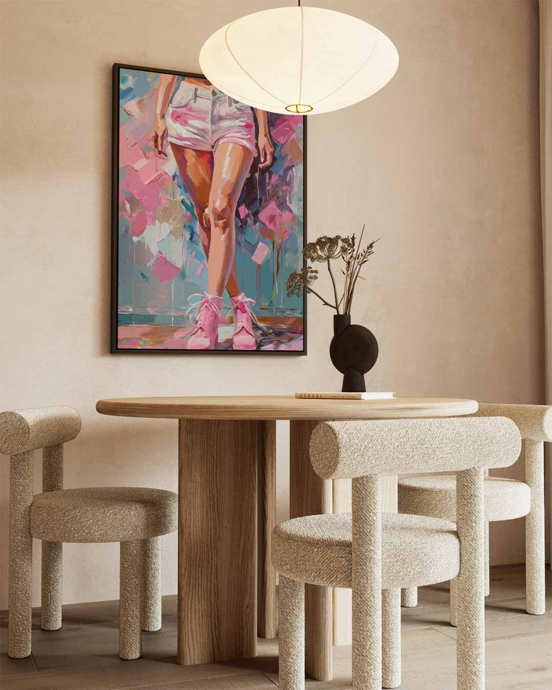 Stijlvolle Zomerwandeling Kunstwerk-canvas-dibond-plexiglas-wanddecoratie-WallArtistic