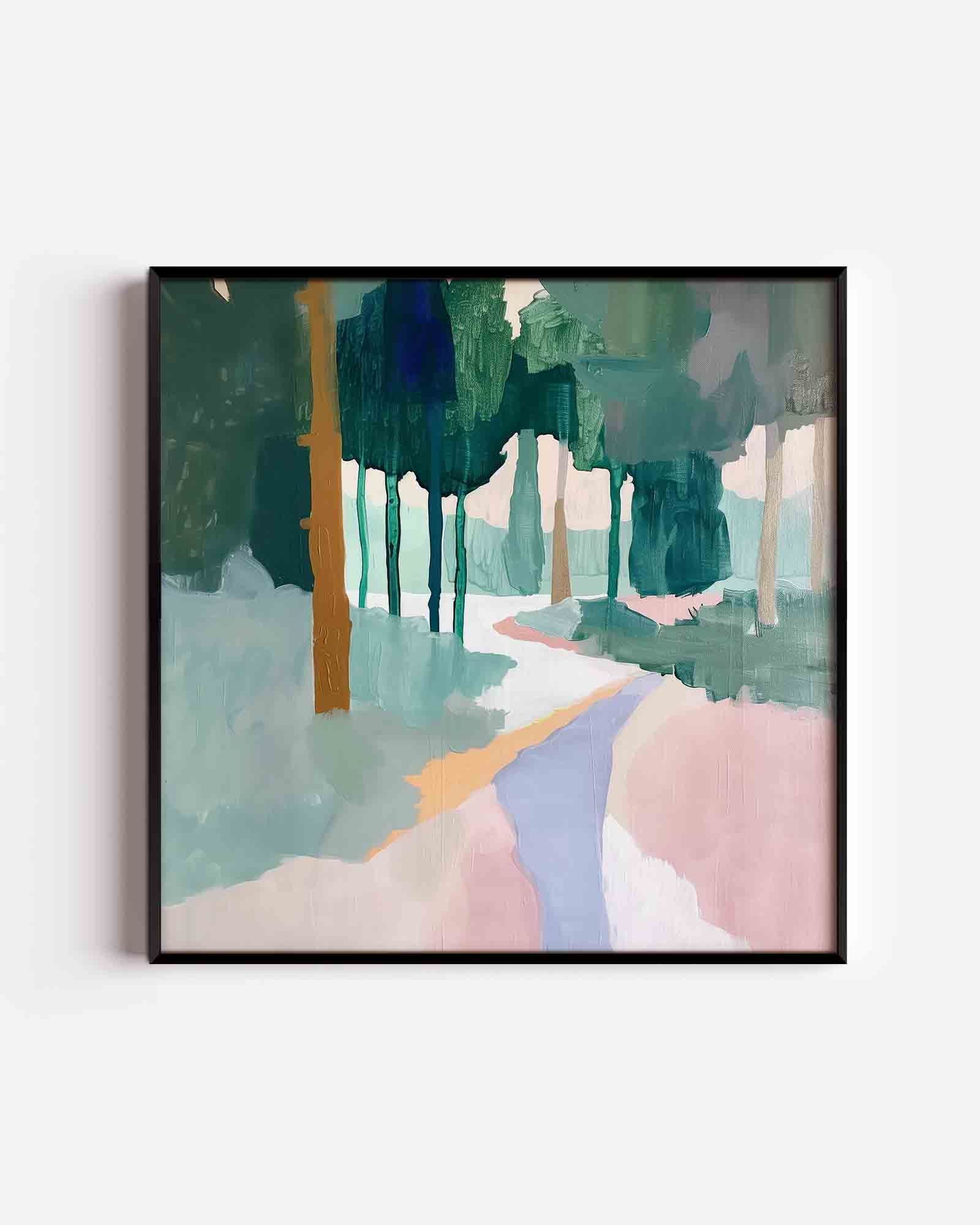 Boslandschap Poster