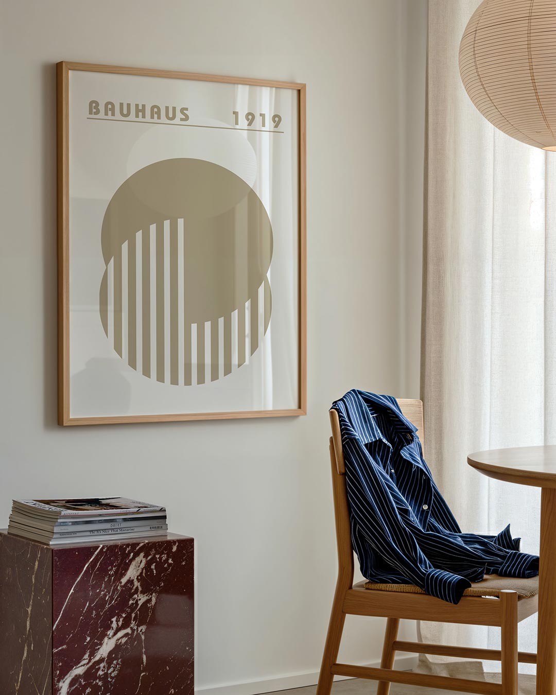 Cirkel en lijnen Poster