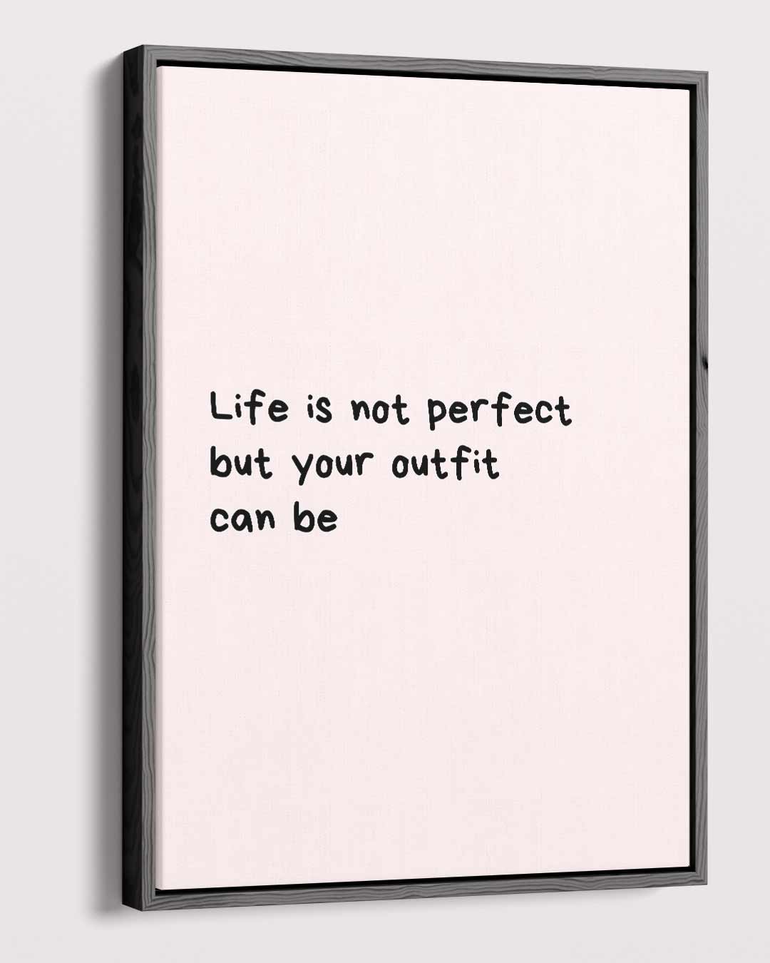 Perfecte Outfit Inspiratie Poster Kunstwerk-canvas-dibond-plexiglas-wanddecoratie-WallArtistic
