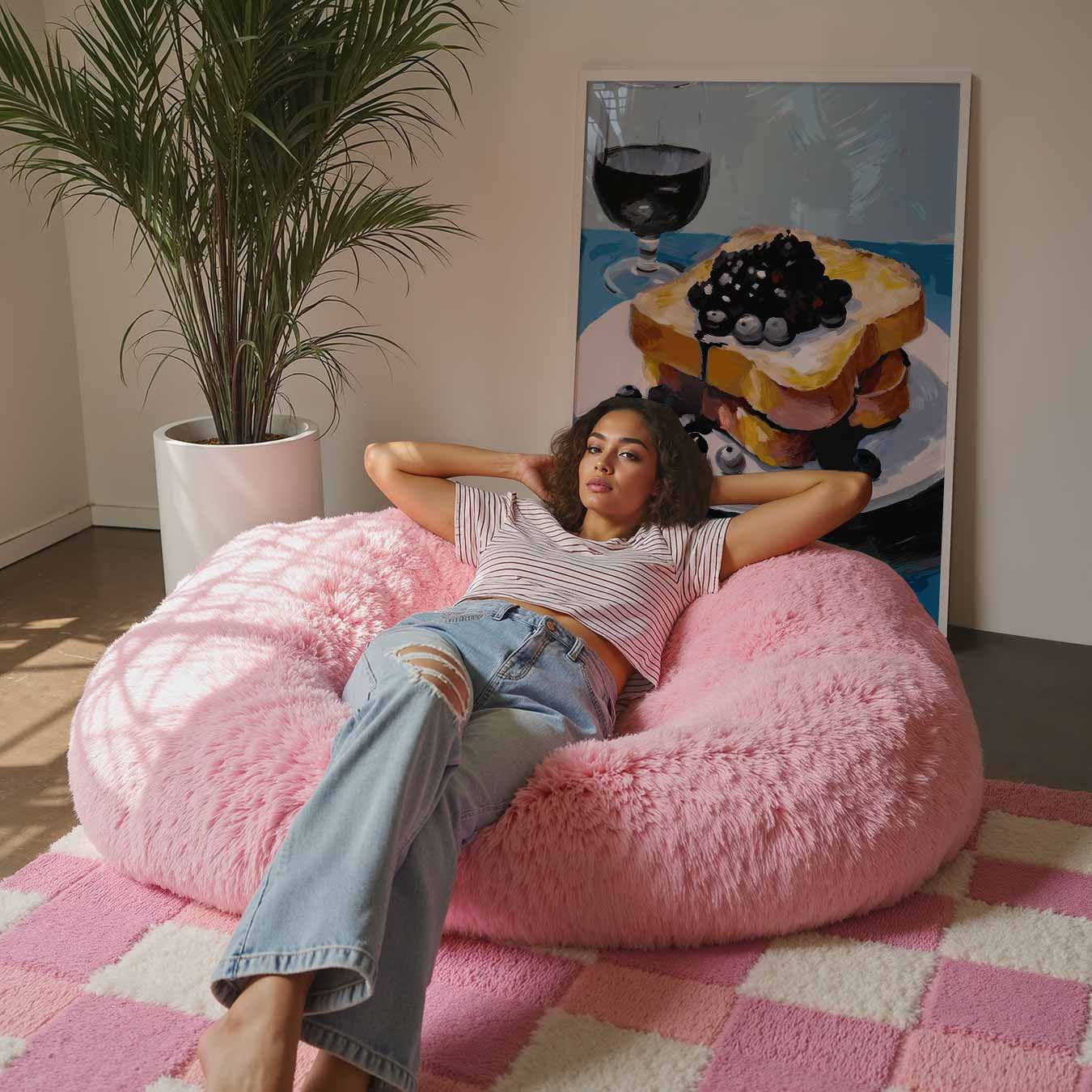 Luxe Franse Toast Koffiehuis Poster-WallArtistic