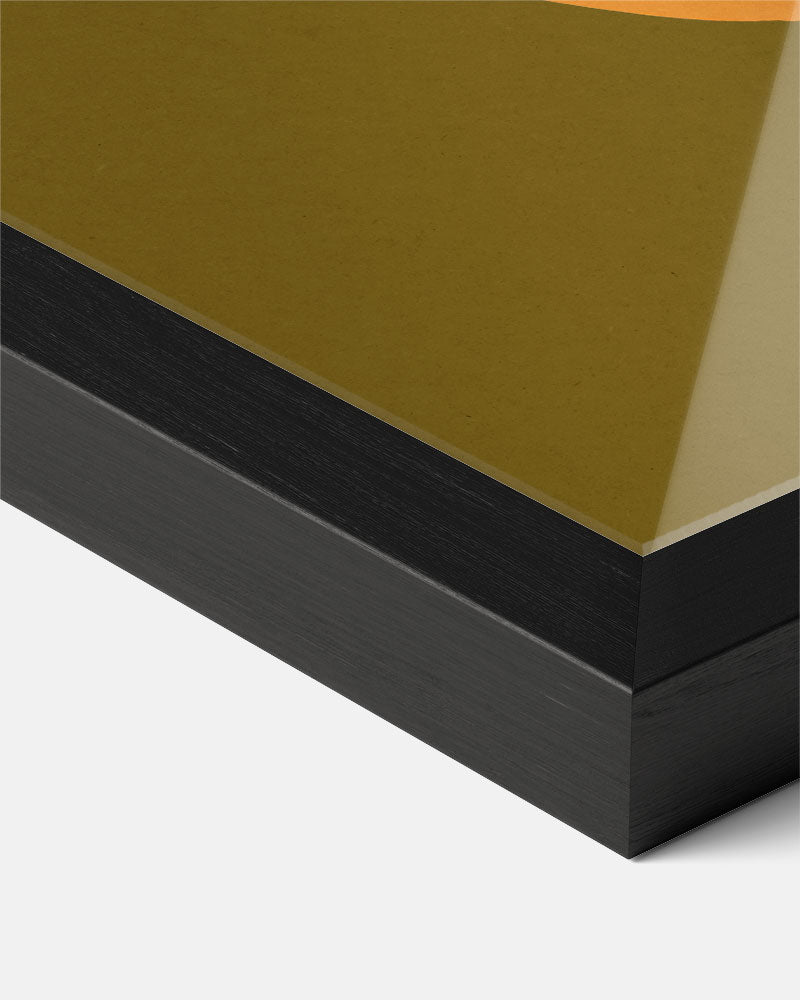 Stijlvolle Perzik Poster-WallArtistic