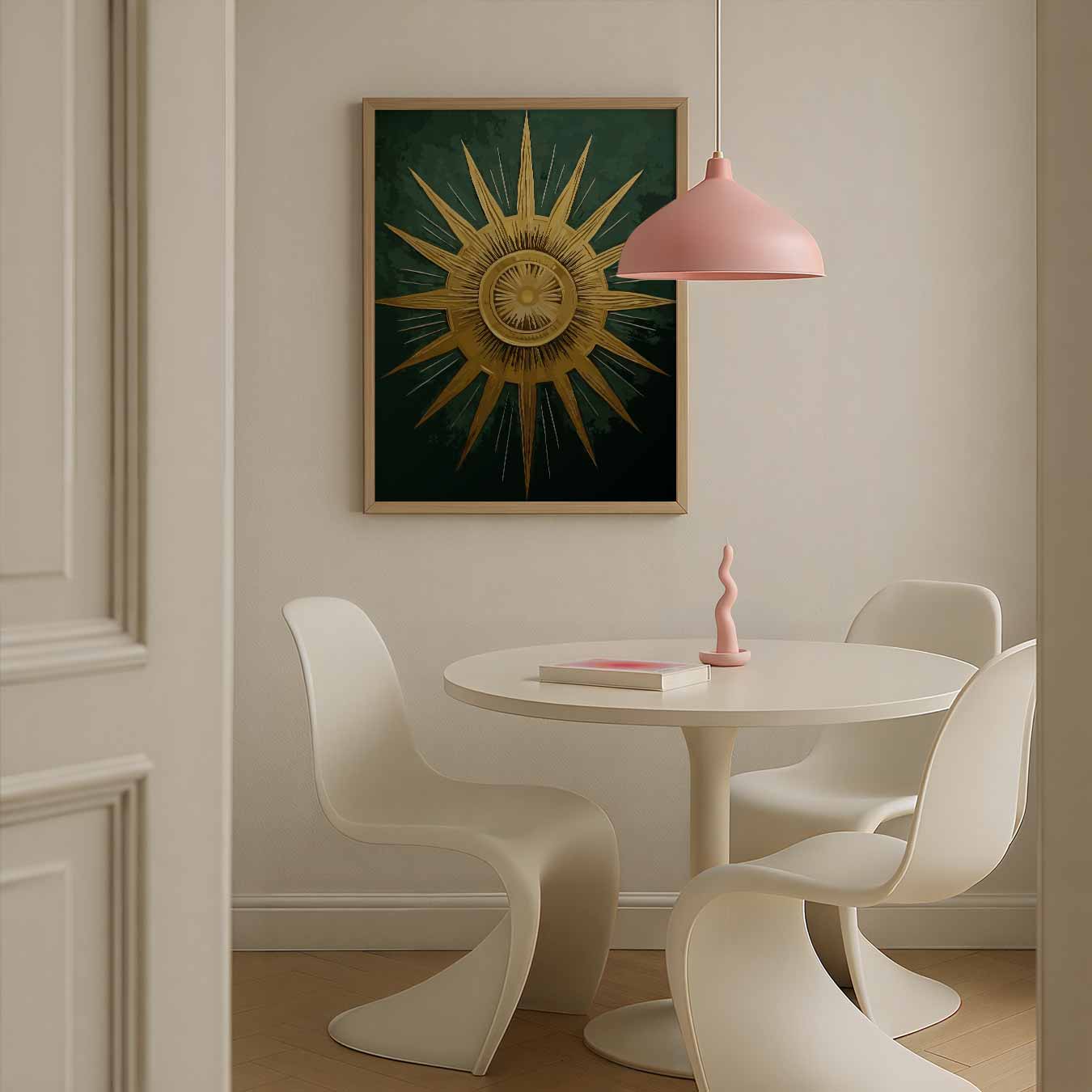 Stralende Zon en Maan Poster
