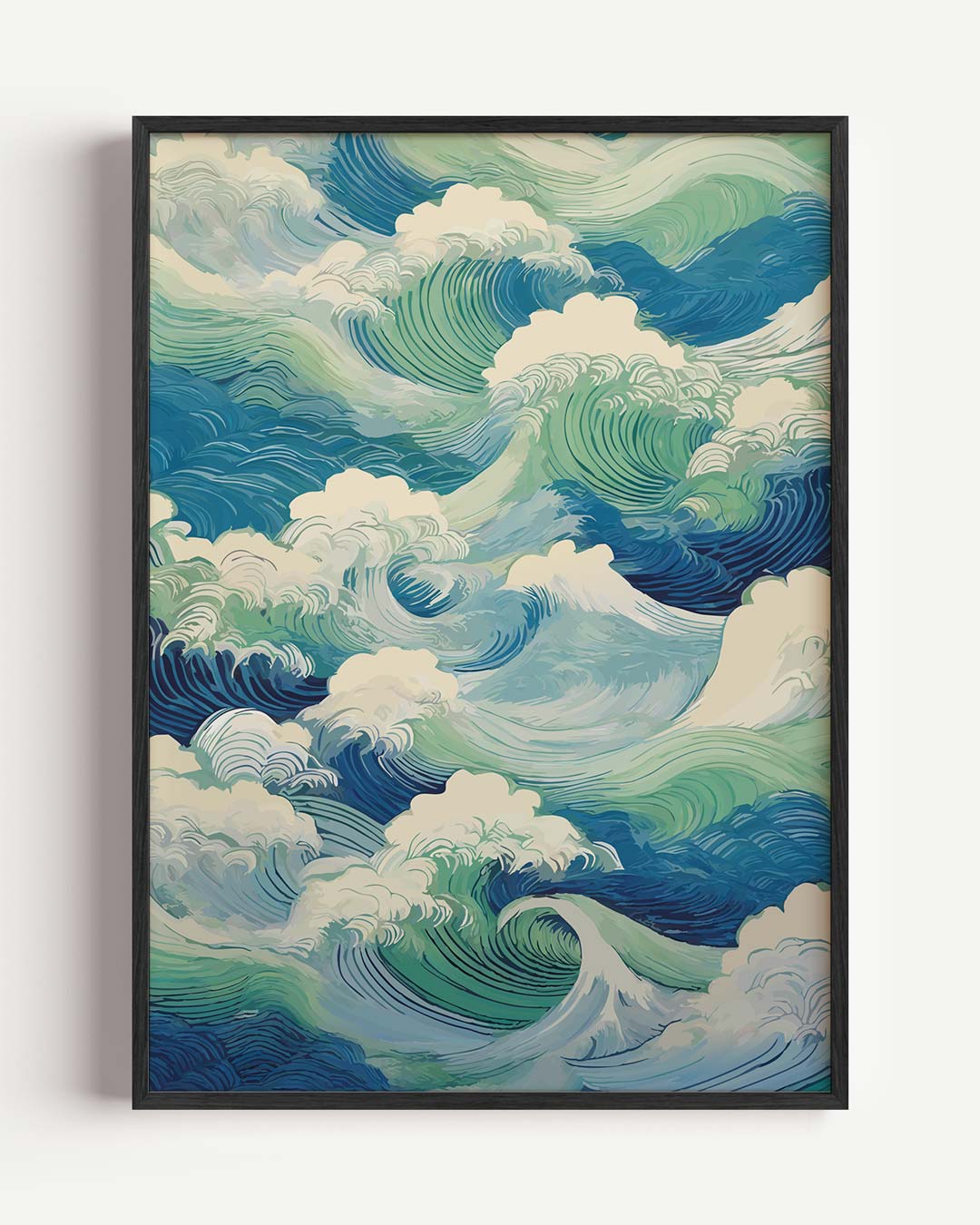 Oceaan Golven Kunstposter-WallArtistic