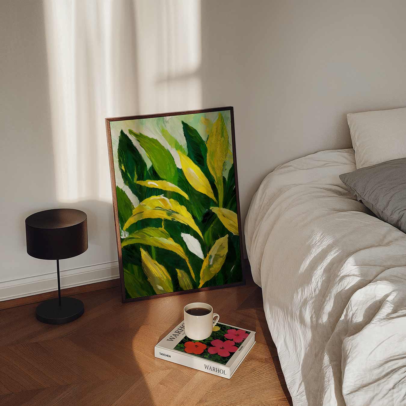 Groene Tropische Bladeren Poster