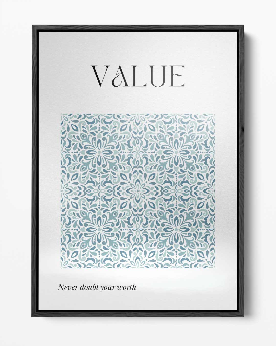 Inspirerende Waardeposter Kunstwerk-canvas-dibond-plexiglas-wanddecoratie-WallArtistic