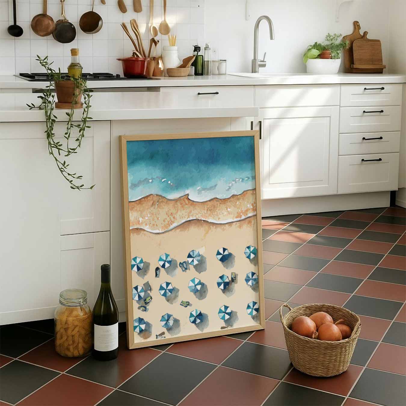 Stranddag Droomposter-WallArtistic