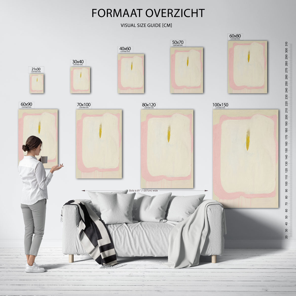 Abstracte vormen Poster
