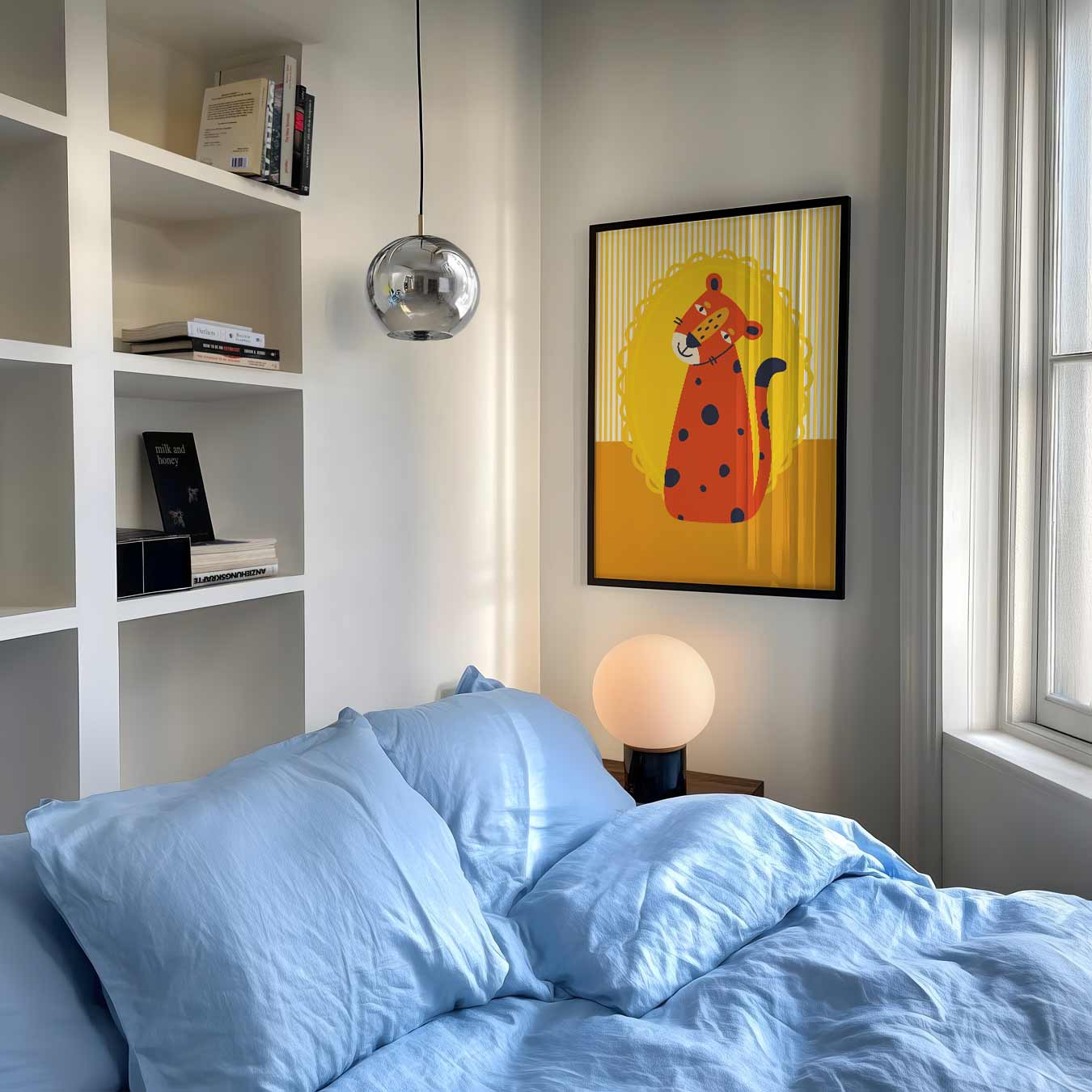 Vrolijke Luipaard Poster-WallArtistic