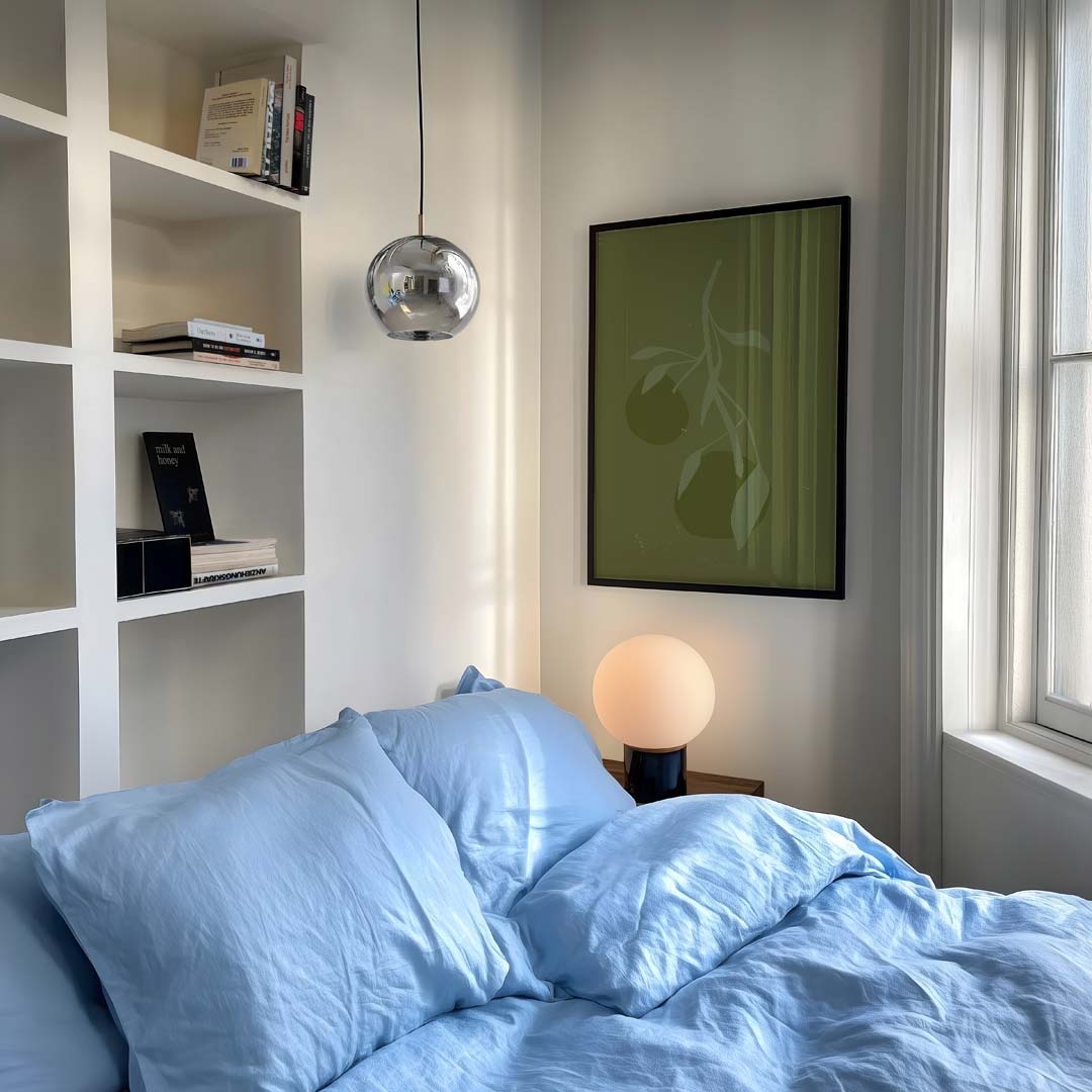 Stijlvolle Olijfgroene Wanddecoratie Poster-WallArtistic