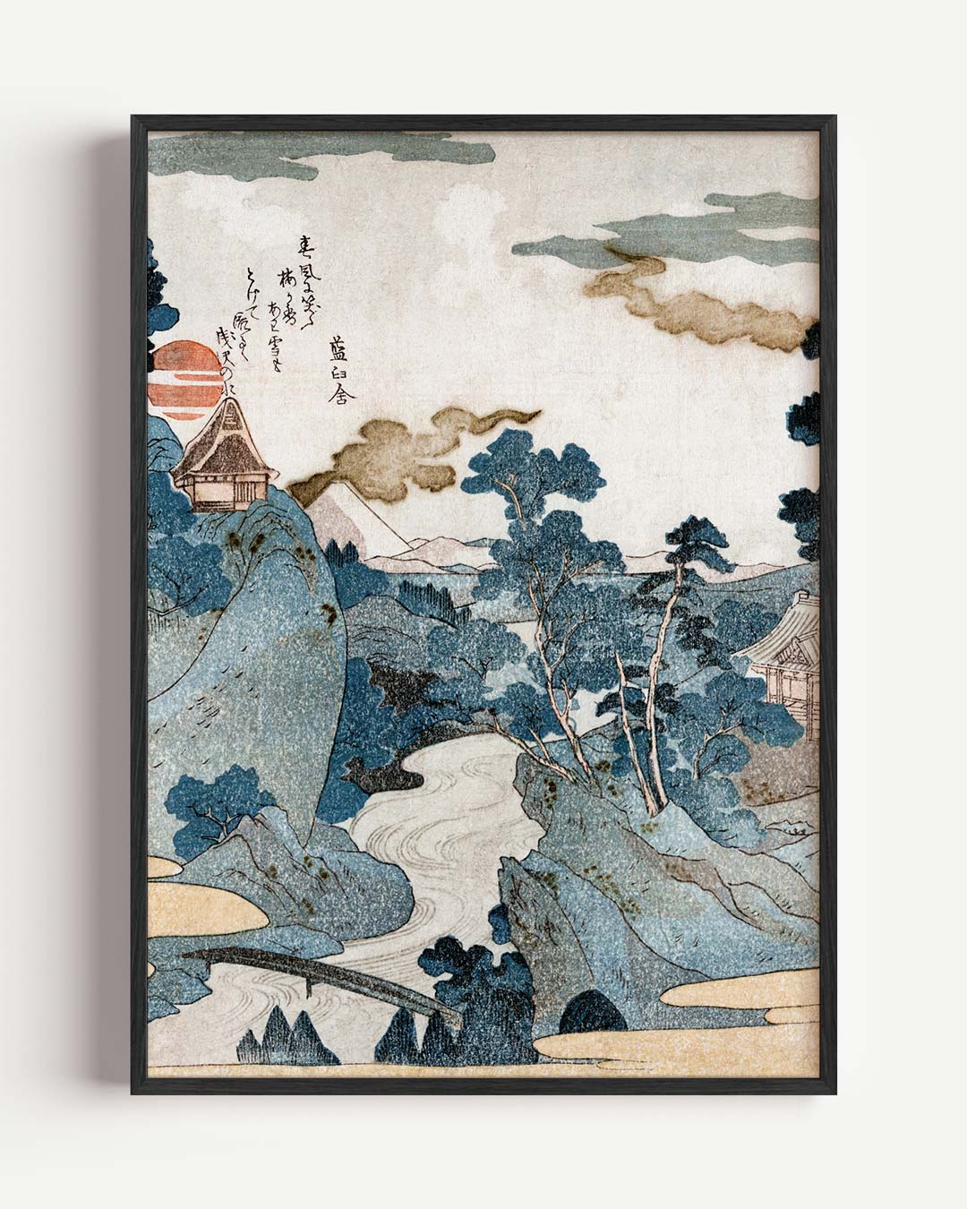 Betoverend Japans Landschap Poster-WallArtistic