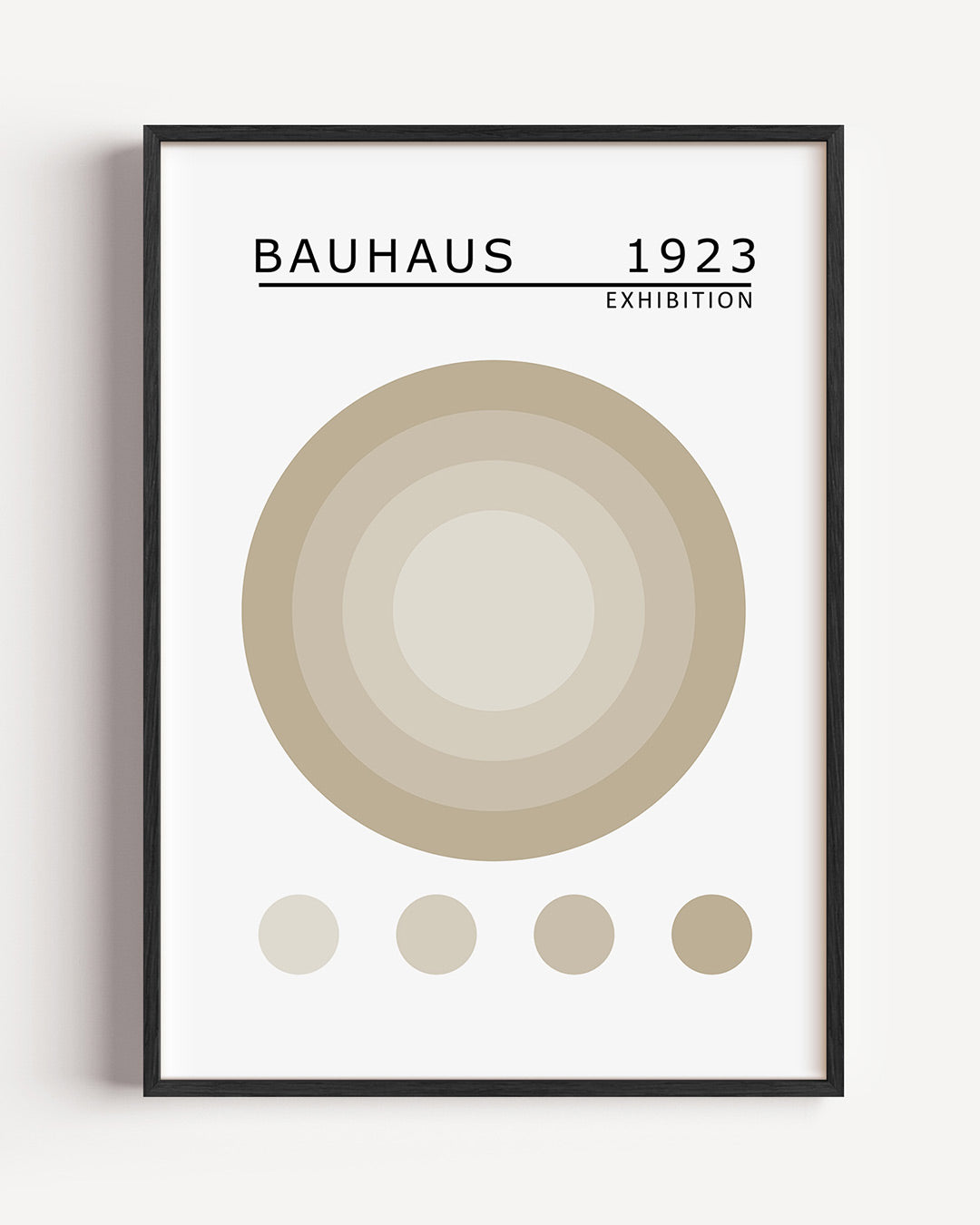 Cirkelritme en balans Poster