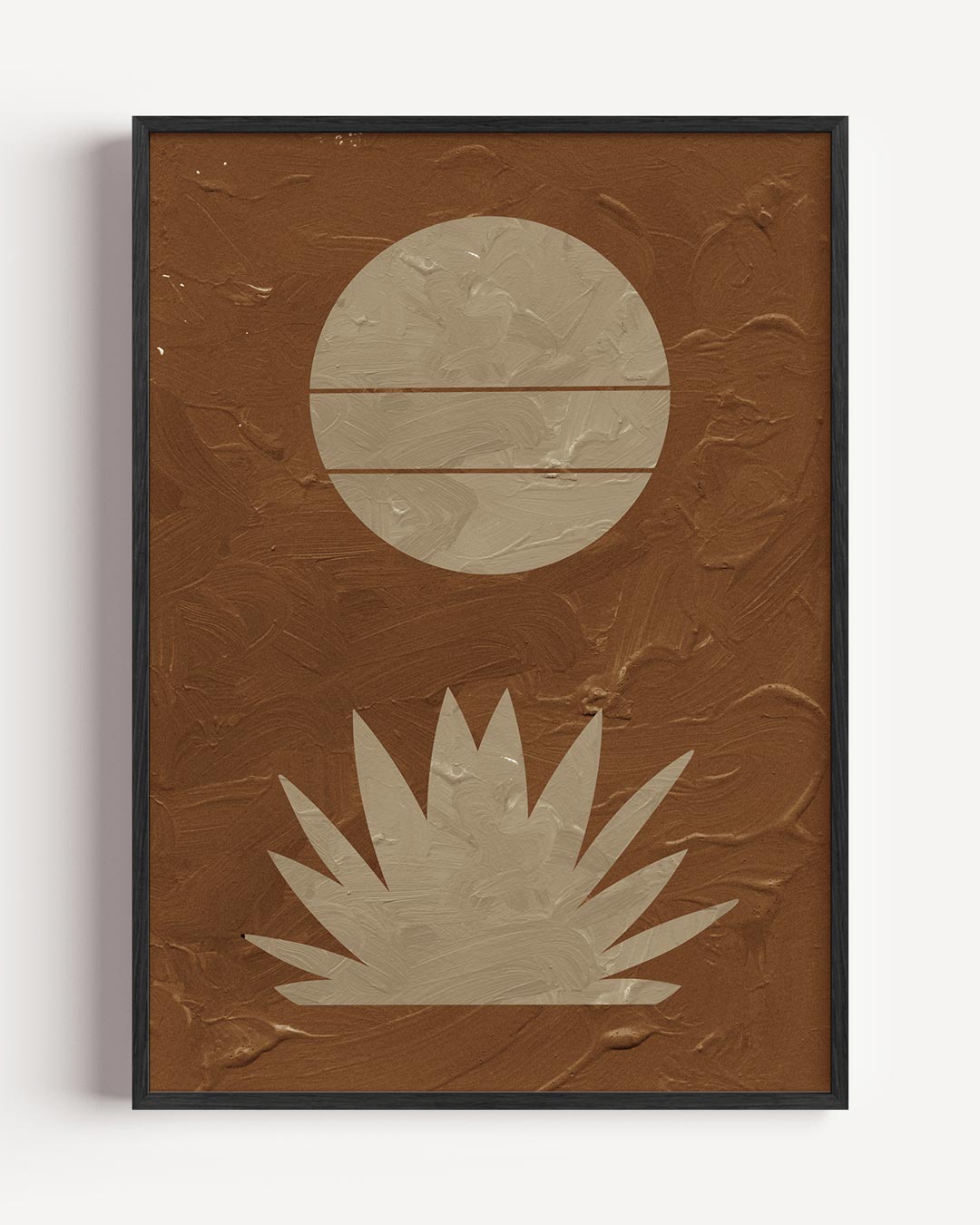 Zonsondergang in de Woestijn Poster-WallArtistic