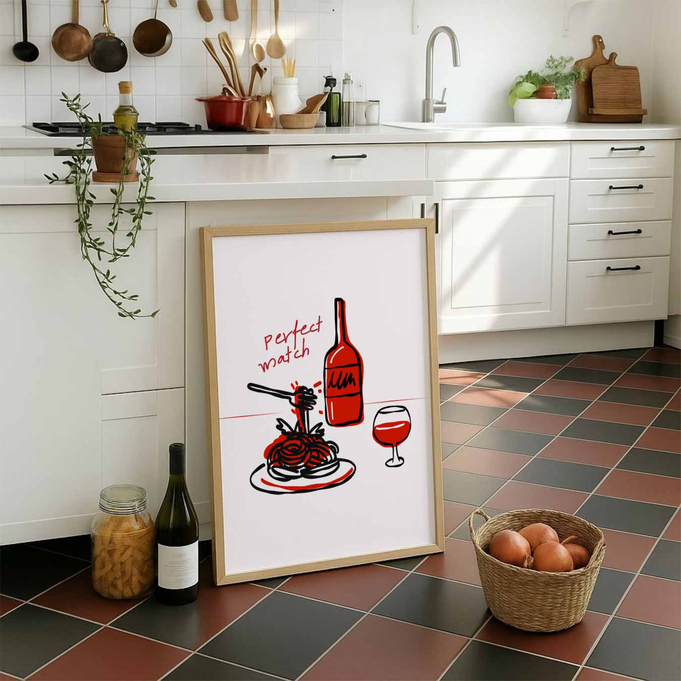 Perfect Match Poster-WallArtistic