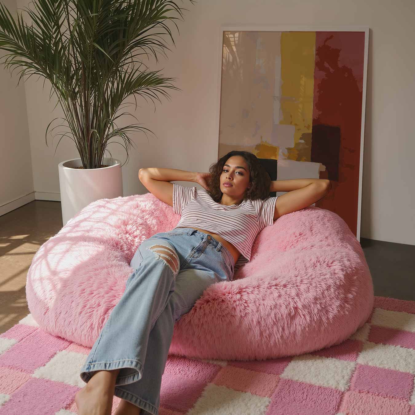 Kleurrijke Abstracte Kunstposter-WallArtistic