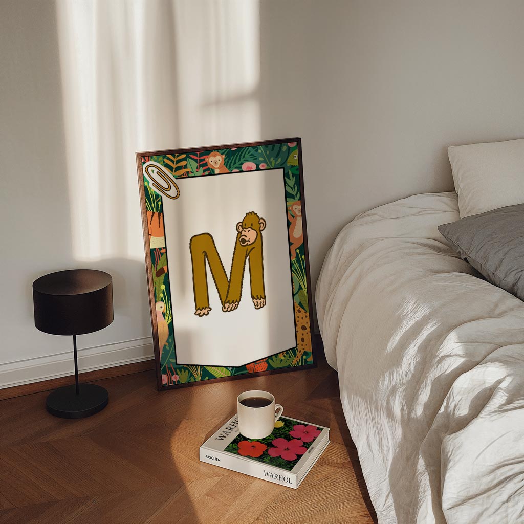Jungle Avonturen ABC Poster-WallArtistic