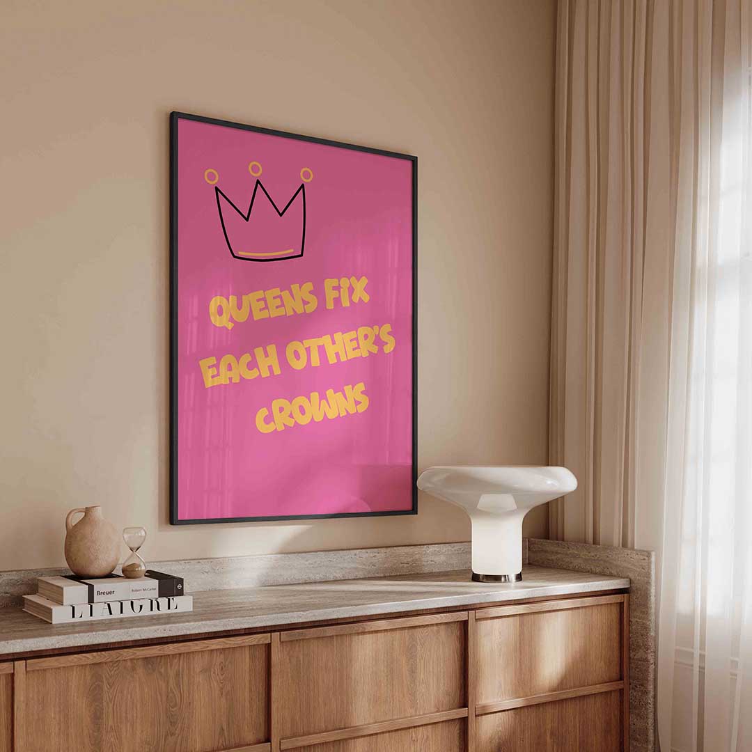 Kroon en tekst Poster