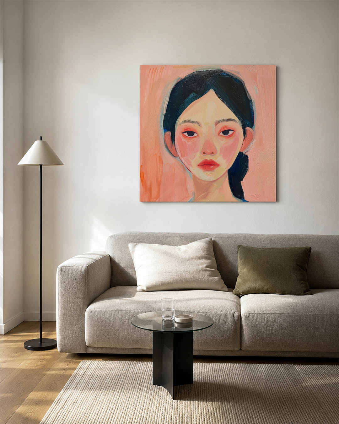 Portretstudie Kunstwerk
