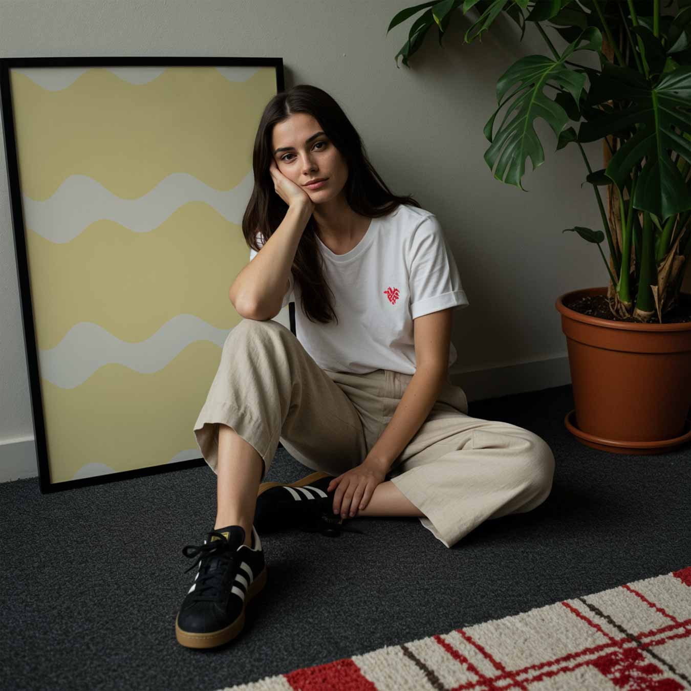 Zonnestraaltjes Golfjes Poster-WallArtistic