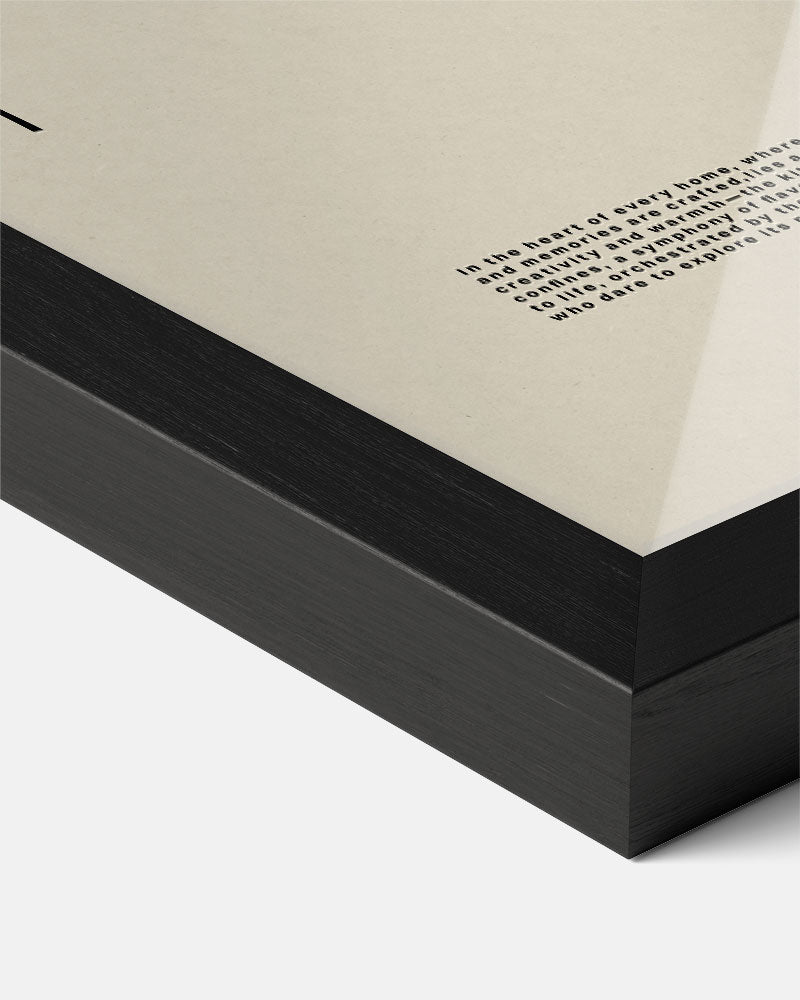 Botanische Elegantie in de Keuken Poster-WallArtistic