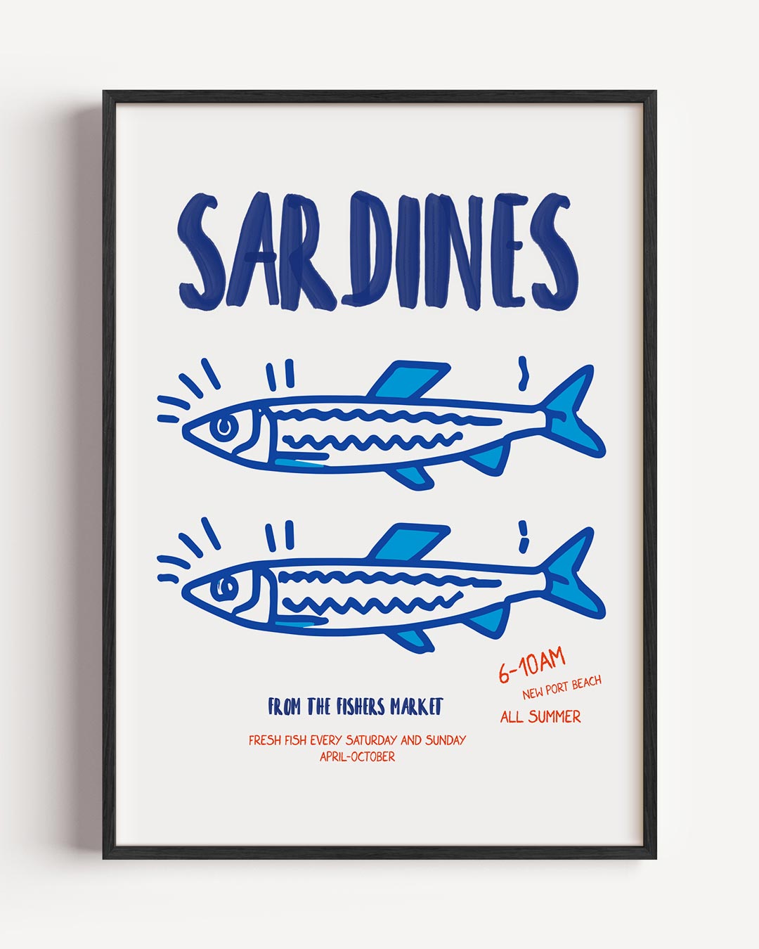 Sardines Marktpromo Poster-WallArtistic