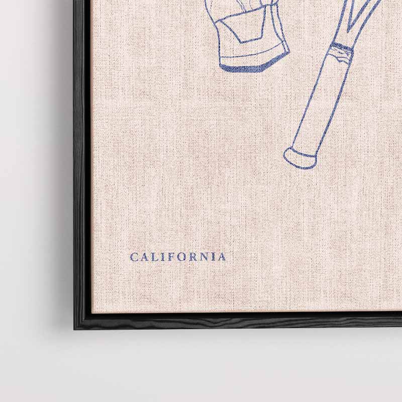 De College Club Print Kunstwerk-canvas-dibond-plexiglas-wanddecoratie-WallArtistic