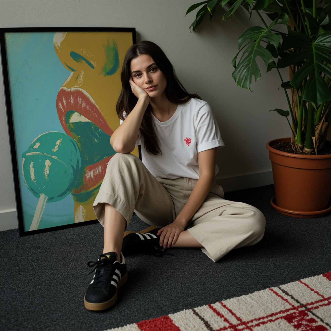 Sensuele Kunstposter met Lolly Poster