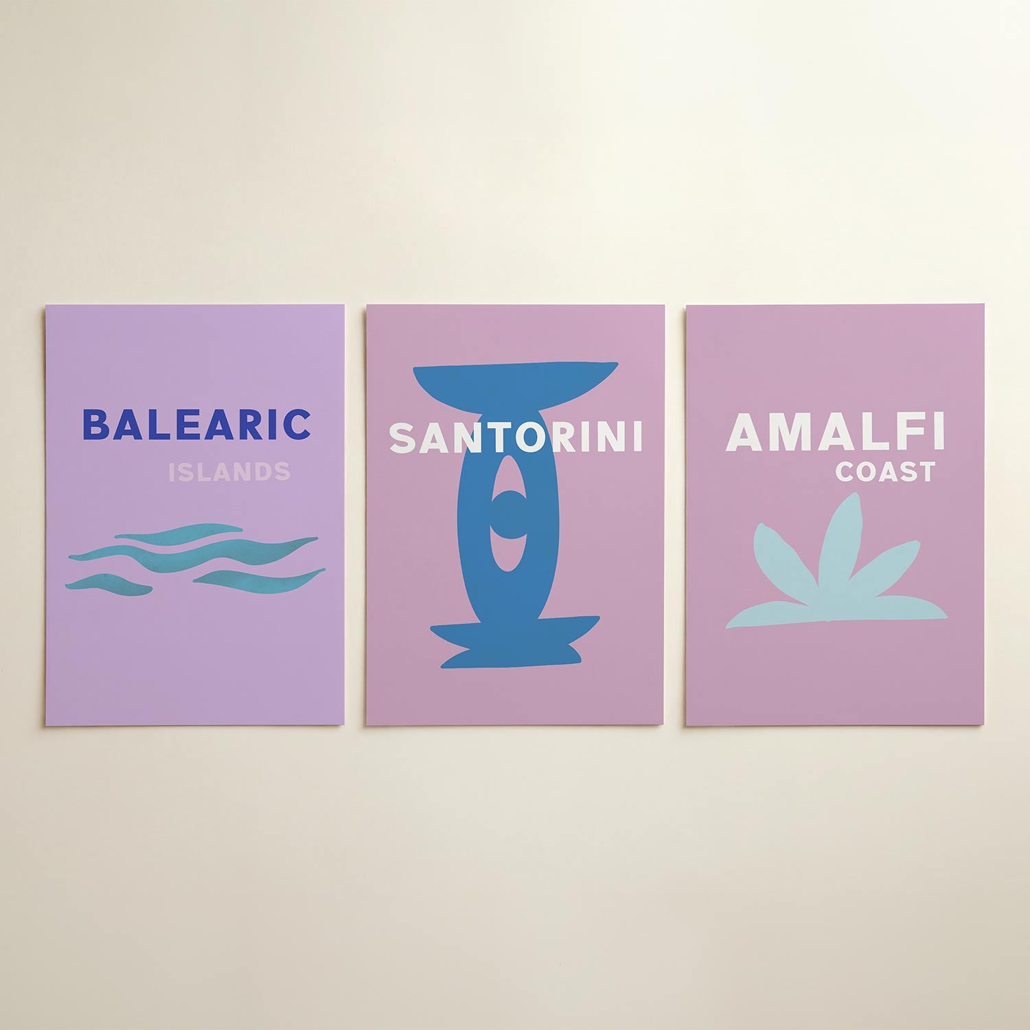 Zwevende golven Posterset
