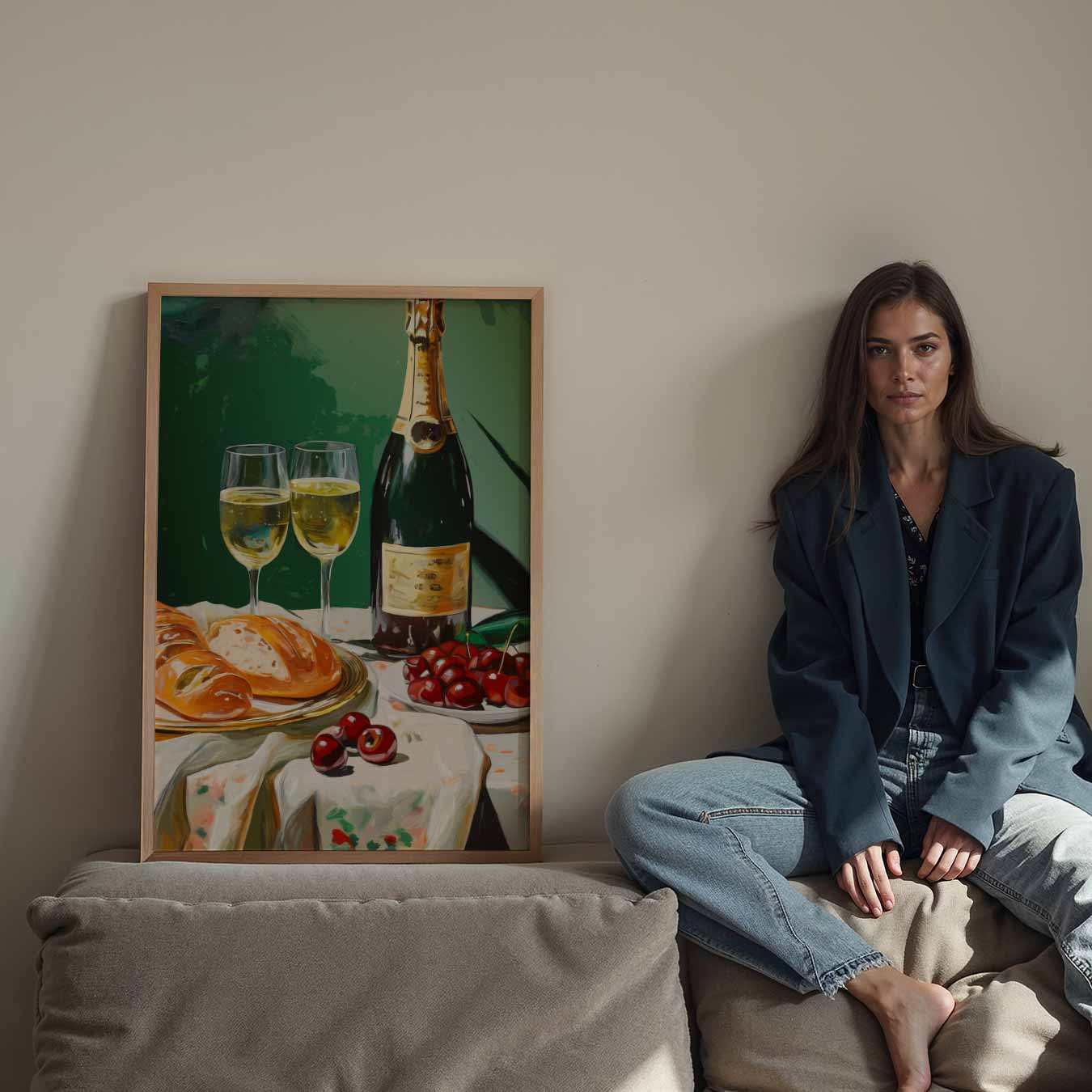 Feestelijke Tafelsfeer Poster-WallArtistic